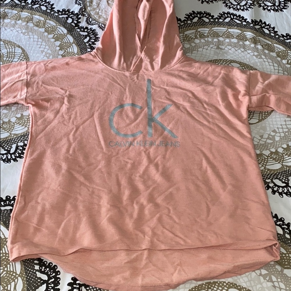 pink ck hoodie